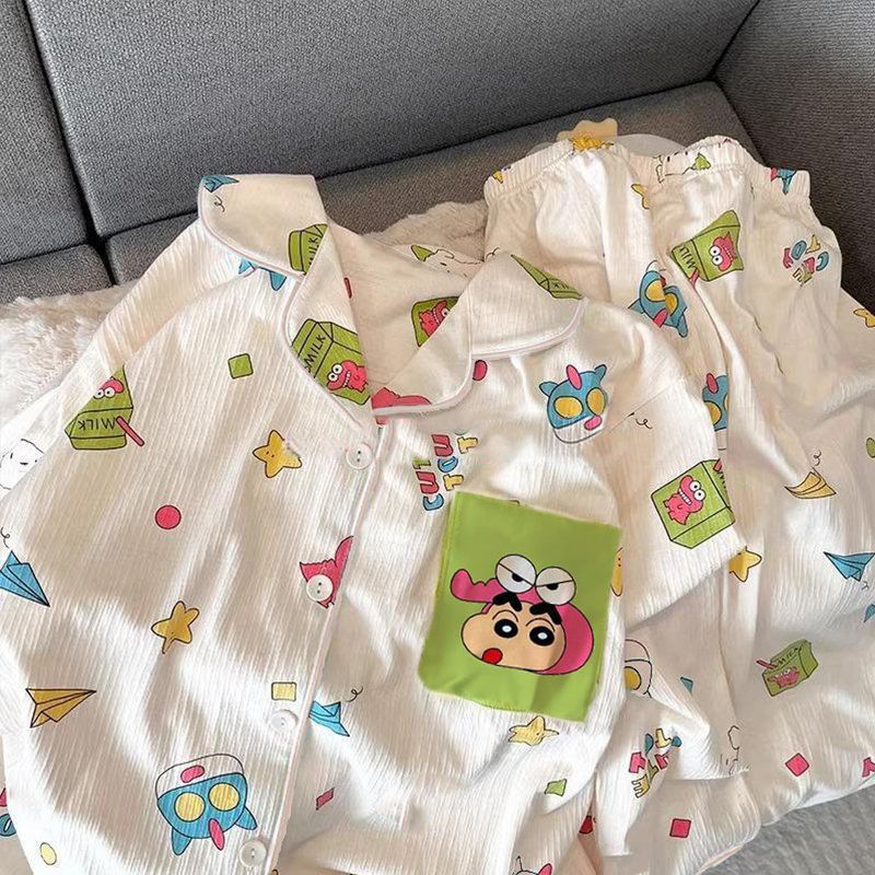 Summer Away Clothing - 2 Stuks Zomer Crayon Shinchan Kinderen