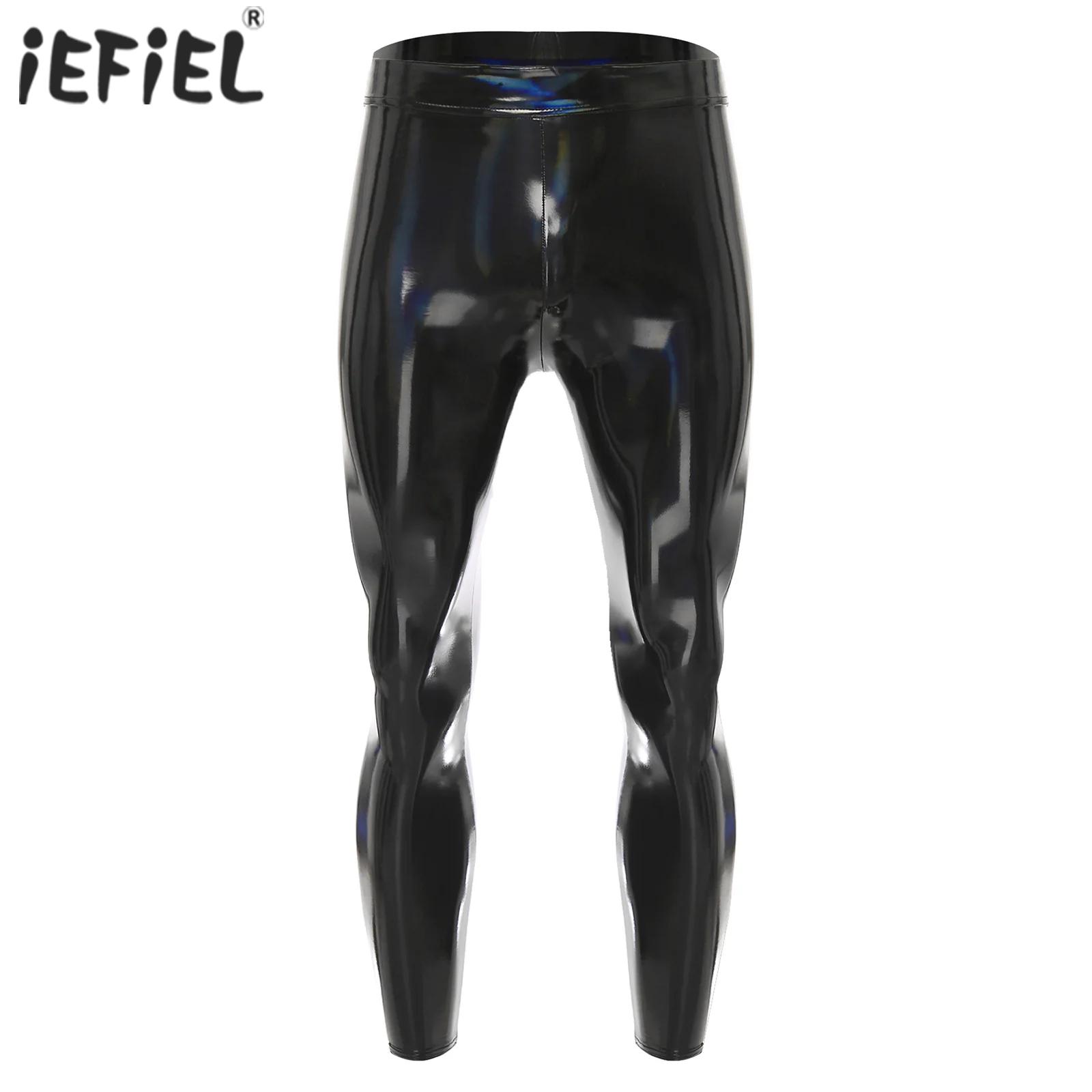 Summer Clothing Looks - Heren zwarte disco panty broek legging