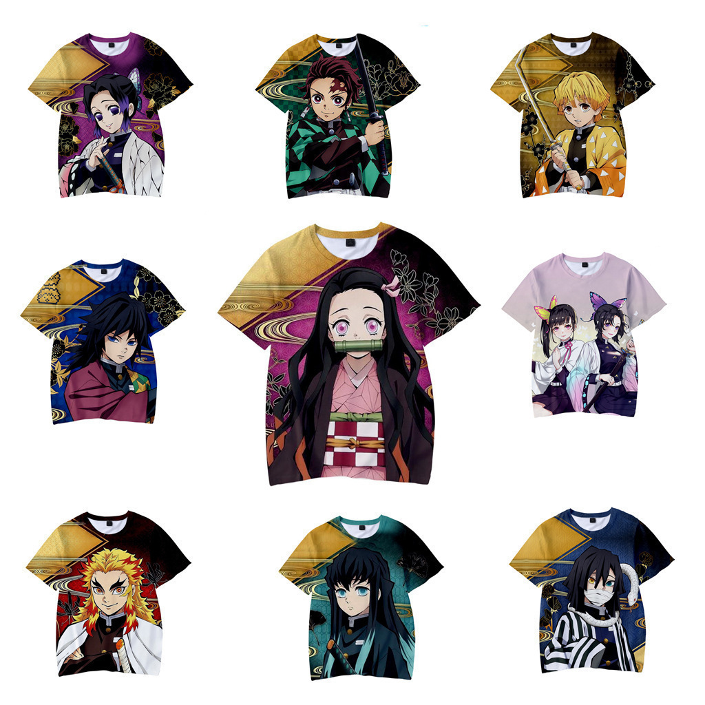 Summer Away Clothing - DemonSlayer Kinder T-shirt met korte mouwen