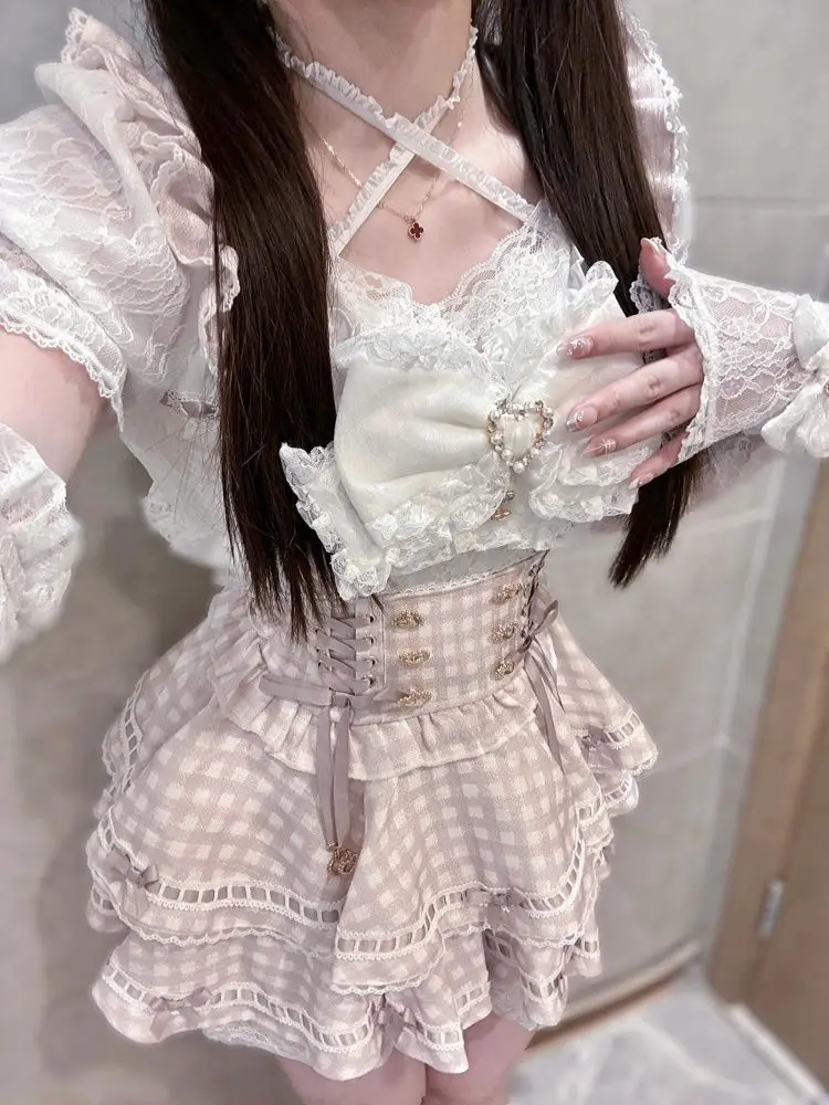 Summer Clothing Women Sale - Zomer Japanse Gothic Y2k Lolita Boog