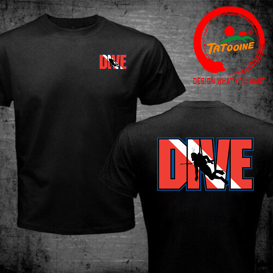 Summer Clothing Drive - Geweldige Scuba Drive T-Shirts Heren Streetwear