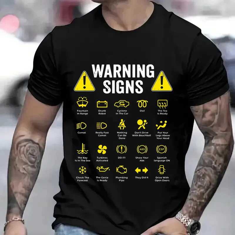 Summer Clothing Drive - T-shirt voor Mannen Kleding Grappig Rijden