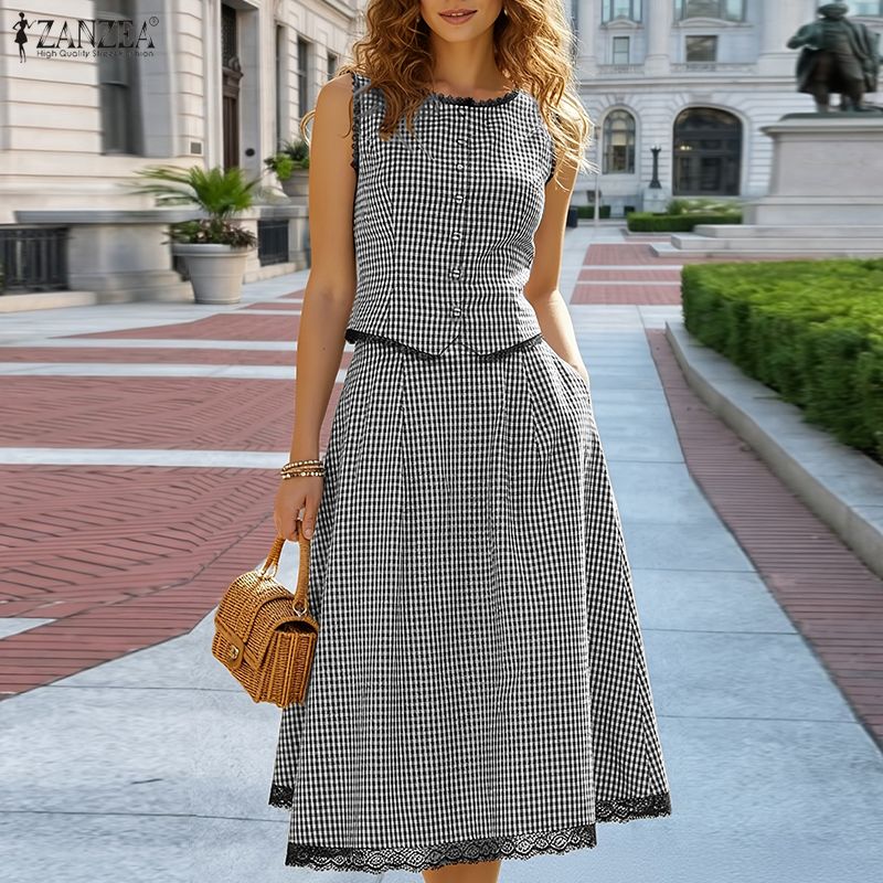 Summer Clothing Work - Elegante Vrouwen 2 Stuks Sets ZANZEA