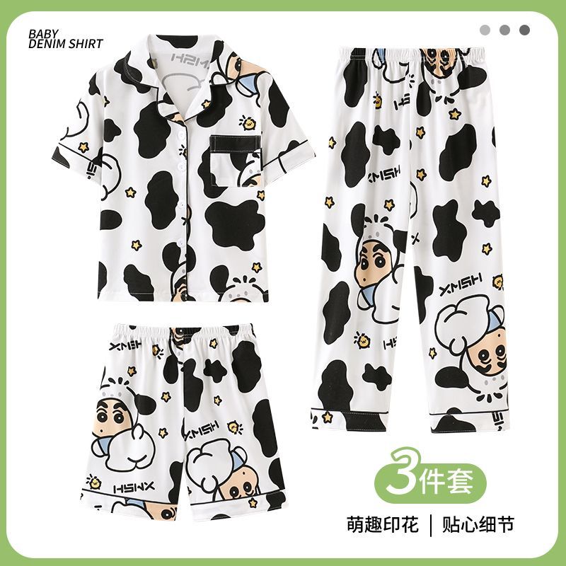 Summer Away Clothing - Crayon Shin-Chan 3-delige pyjamaset dames zomer