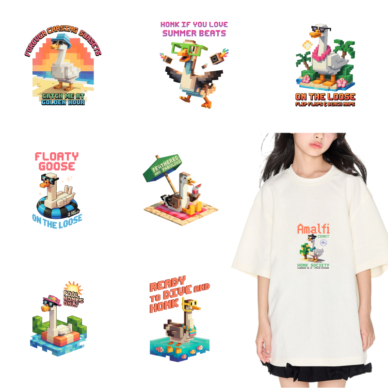 Summer Clothing Vibes - 2 STUKS Amalfi Duck Summer Vibes