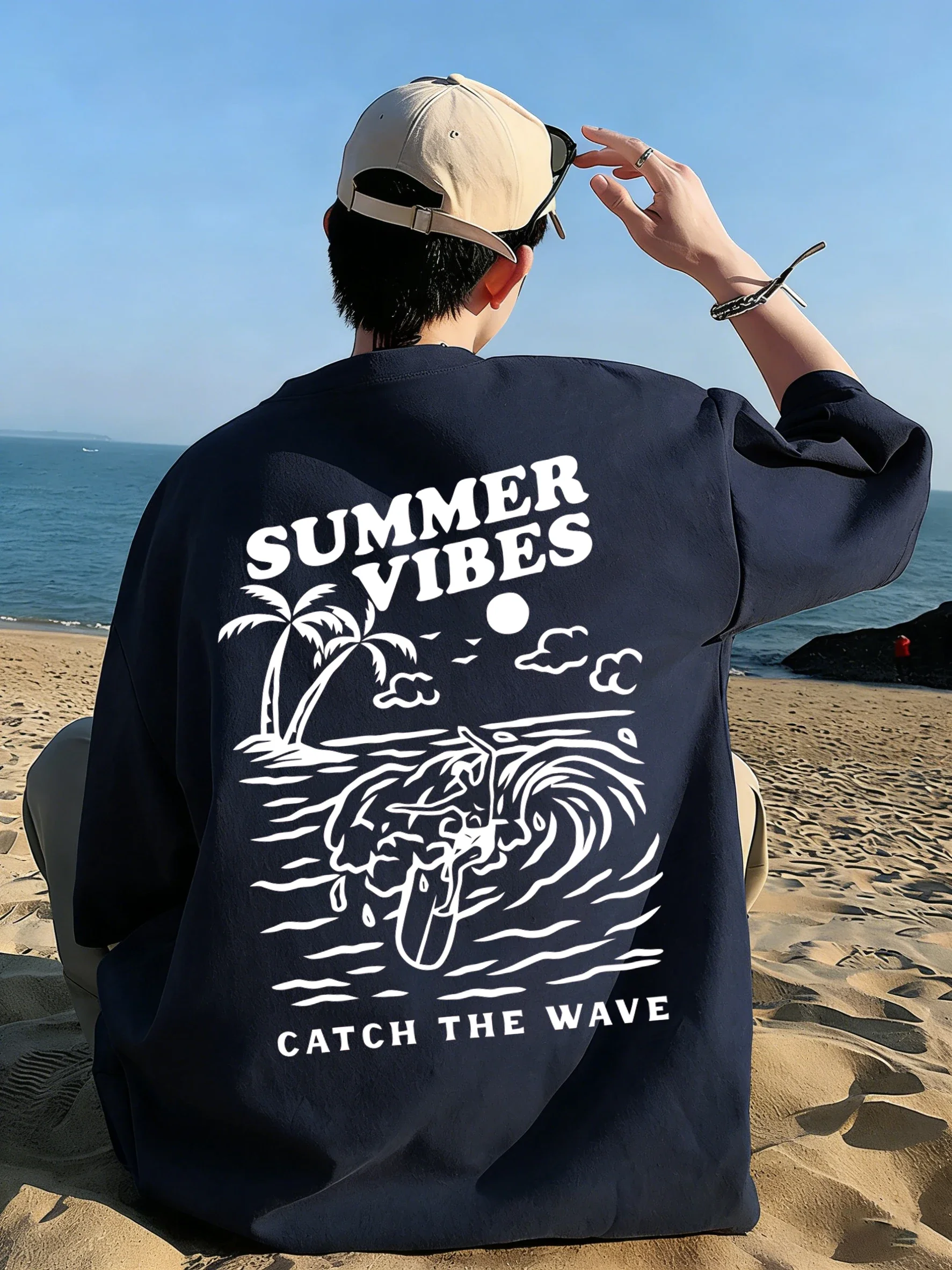 Summer Clothing Vibes - Summer Vibes Catch The Wave T-shirt