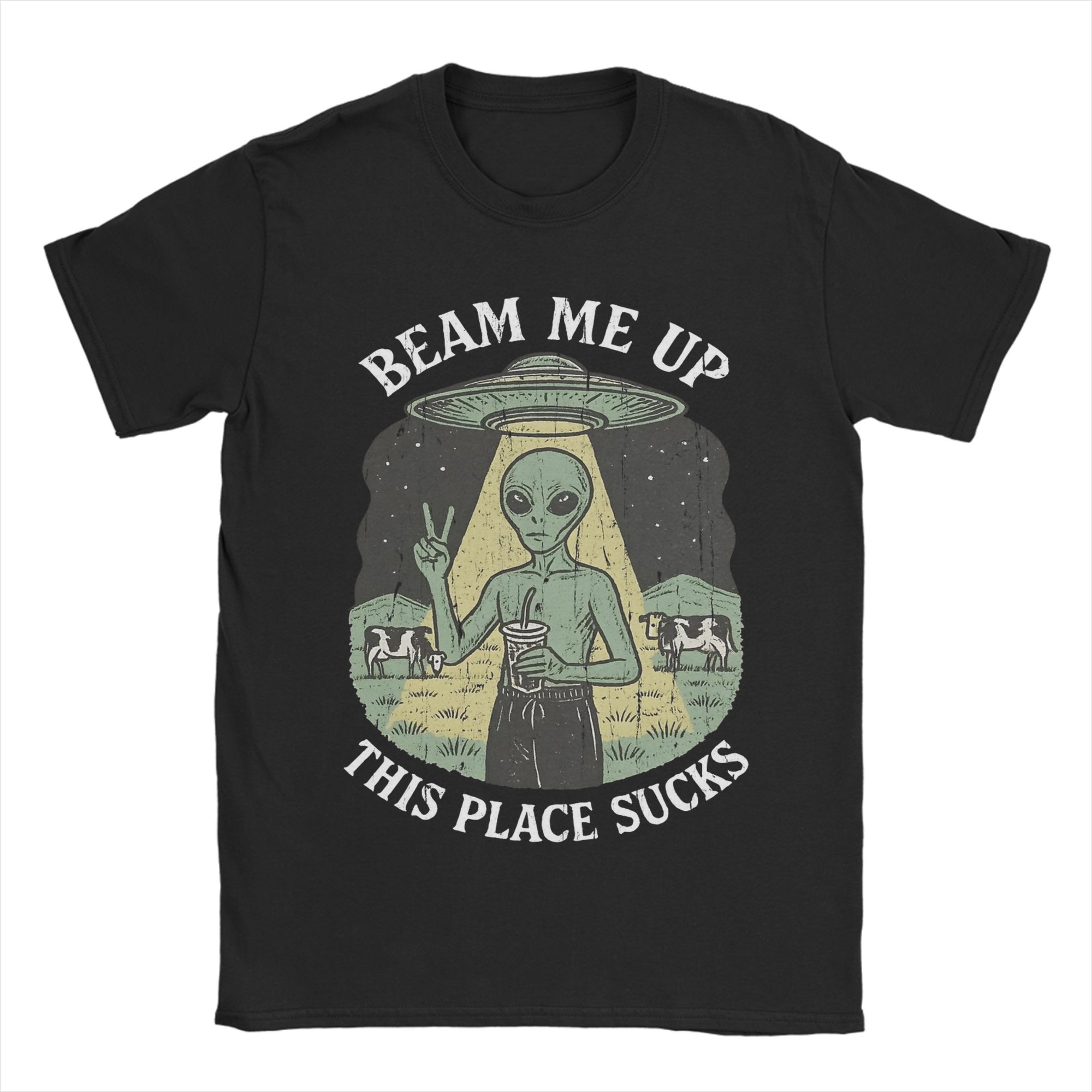 Summer Clothing Places - Grappige Beam Me Up Deze Plaats