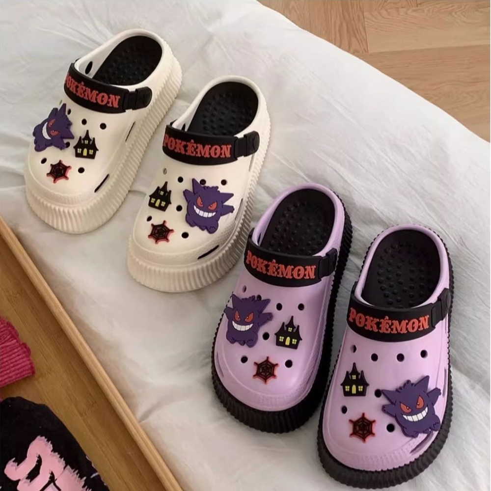 Summer Away Clothing - Pokemon Gengar Slippers Sylveon Anime Cartoon