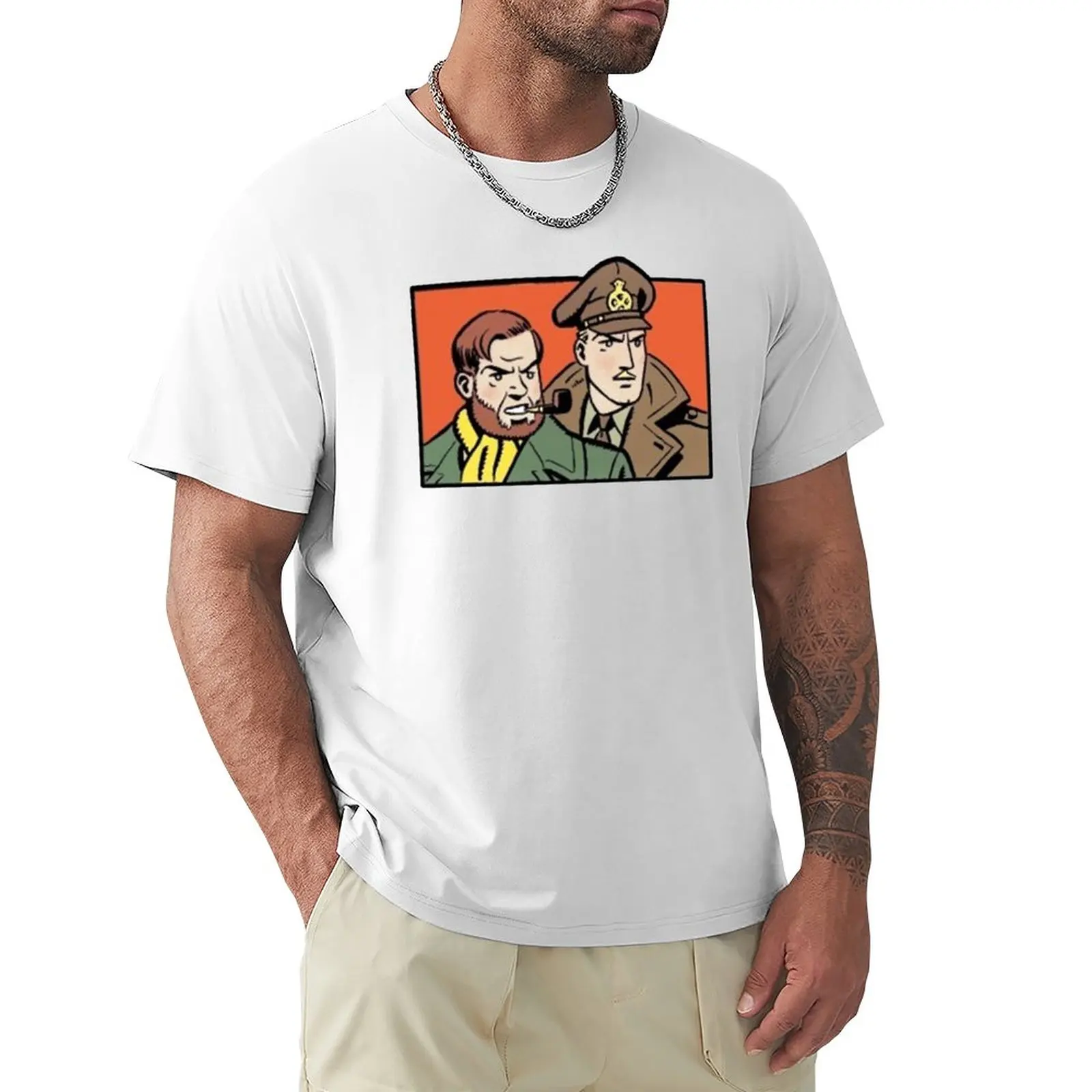 Summer Clothing Banner - Blake En Mortimer Banner Figuren T-Shirt