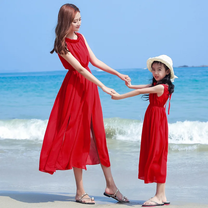 Moeder en meisje baby vakantie - Summer Clothing Looks recensie en prijs