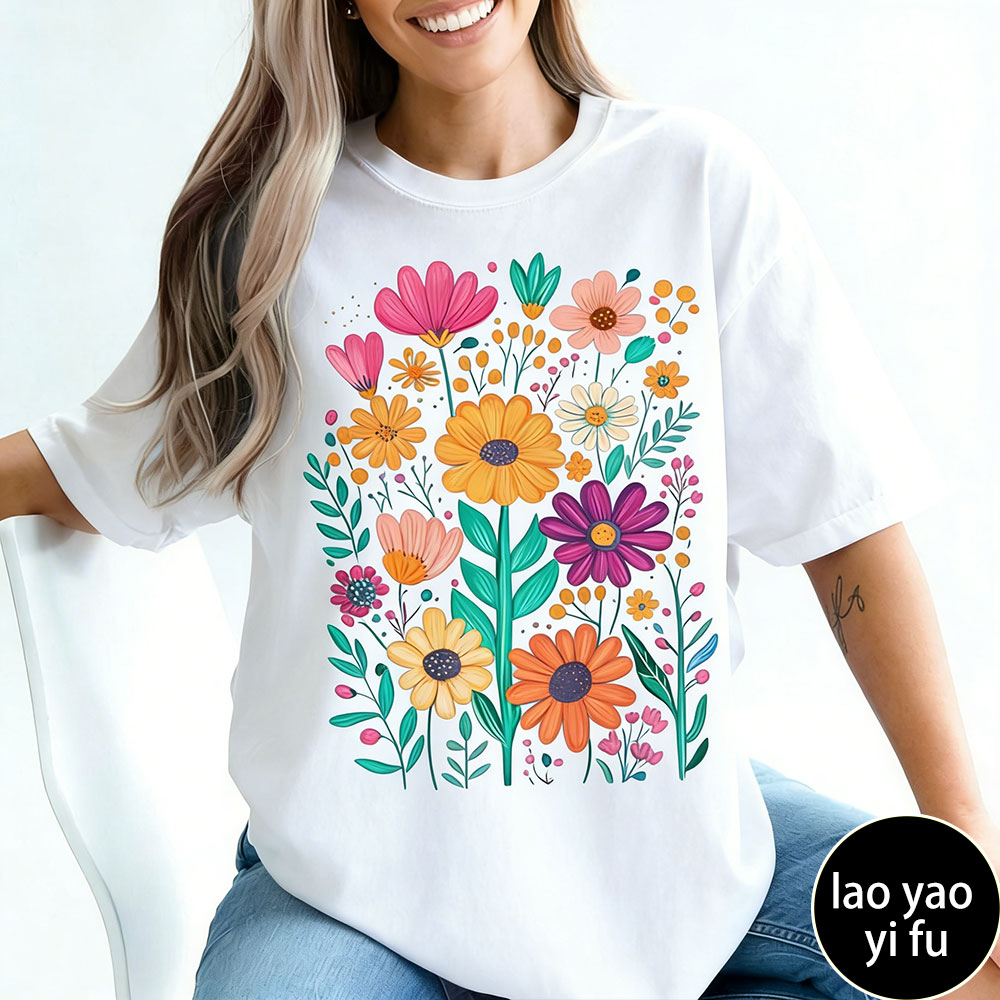 Boho Zomer Bloemen Dames T-shi - Summer Clothing Vibes recensie en prijs