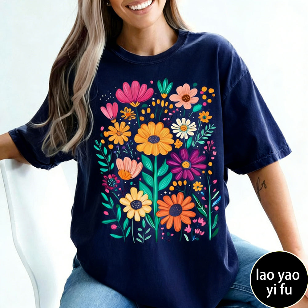 Boho Zomer Bloemen Dames T-shi - Summer Clothing Vibes recensie en prijs