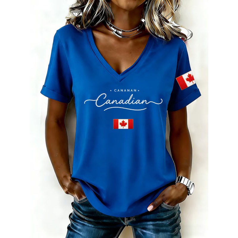 Canada Nationale Vlag Print Da - Summer Clothing Women Canada recensie en prijs