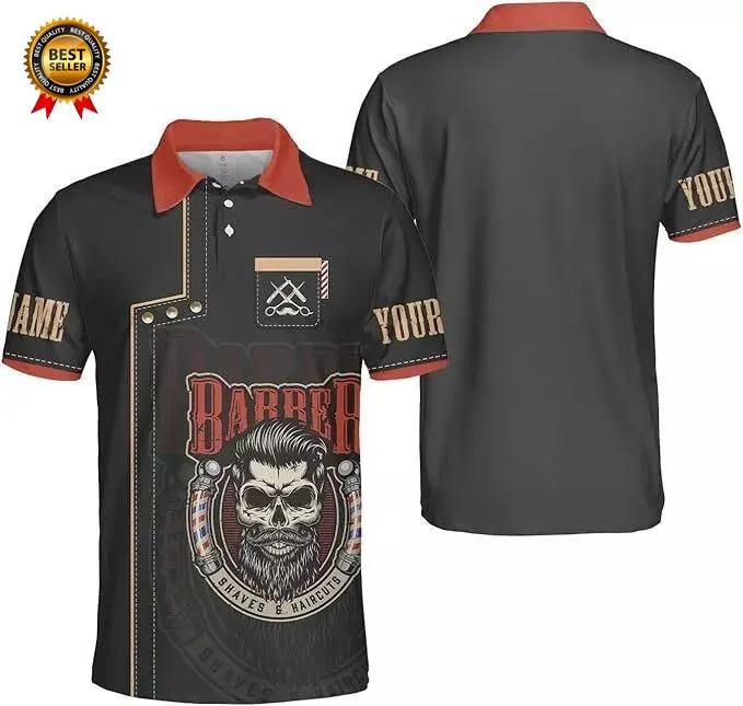 2025 Kapper Poloshirts met kor - Summer Clothing Name recensie en prijs