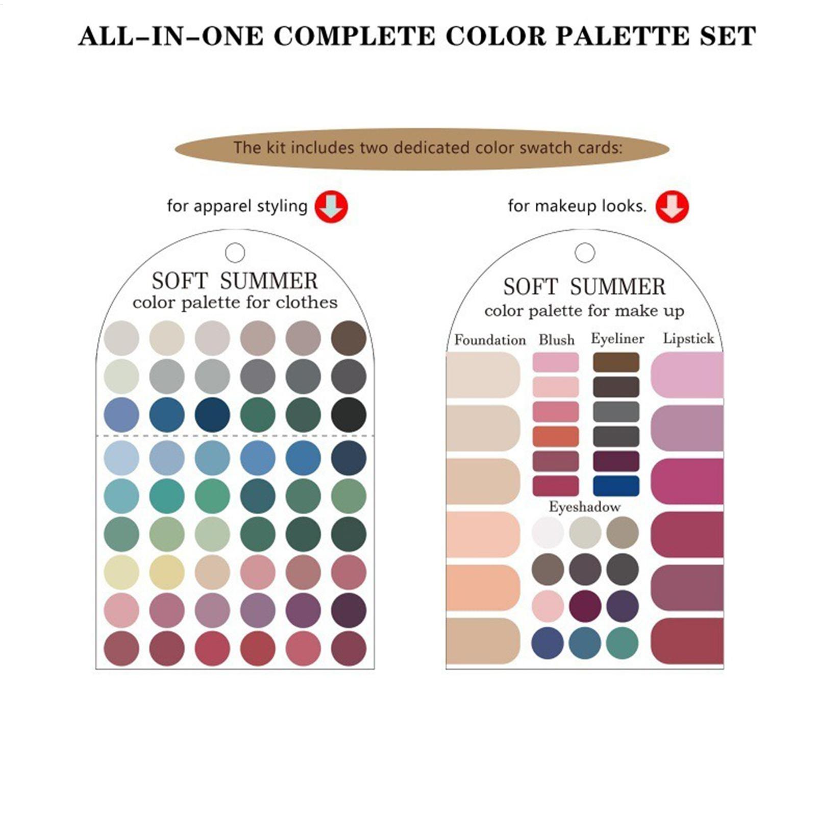 2 stuks zachte zomerkleurenpal - Summer Clothing Palette recensie en prijs