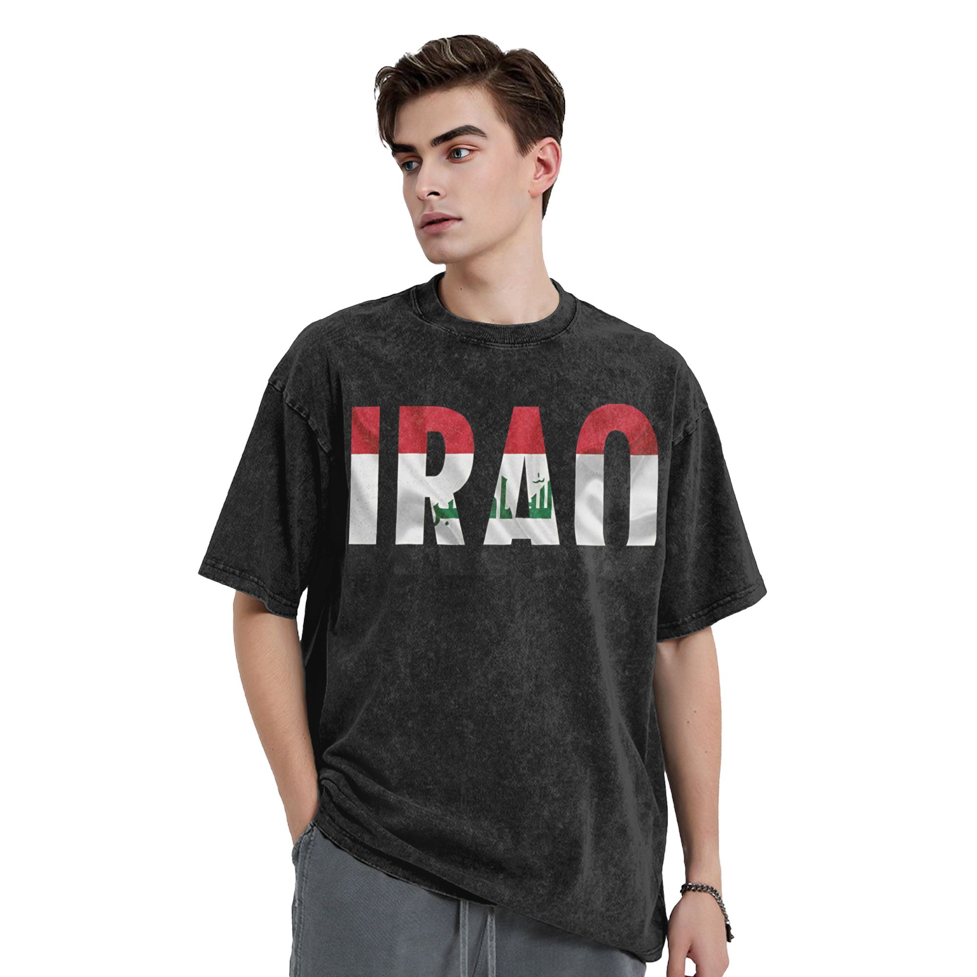 IRAK Vlag Naam Stijlvol T-shir - Summer Clothing Name recensie en prijs