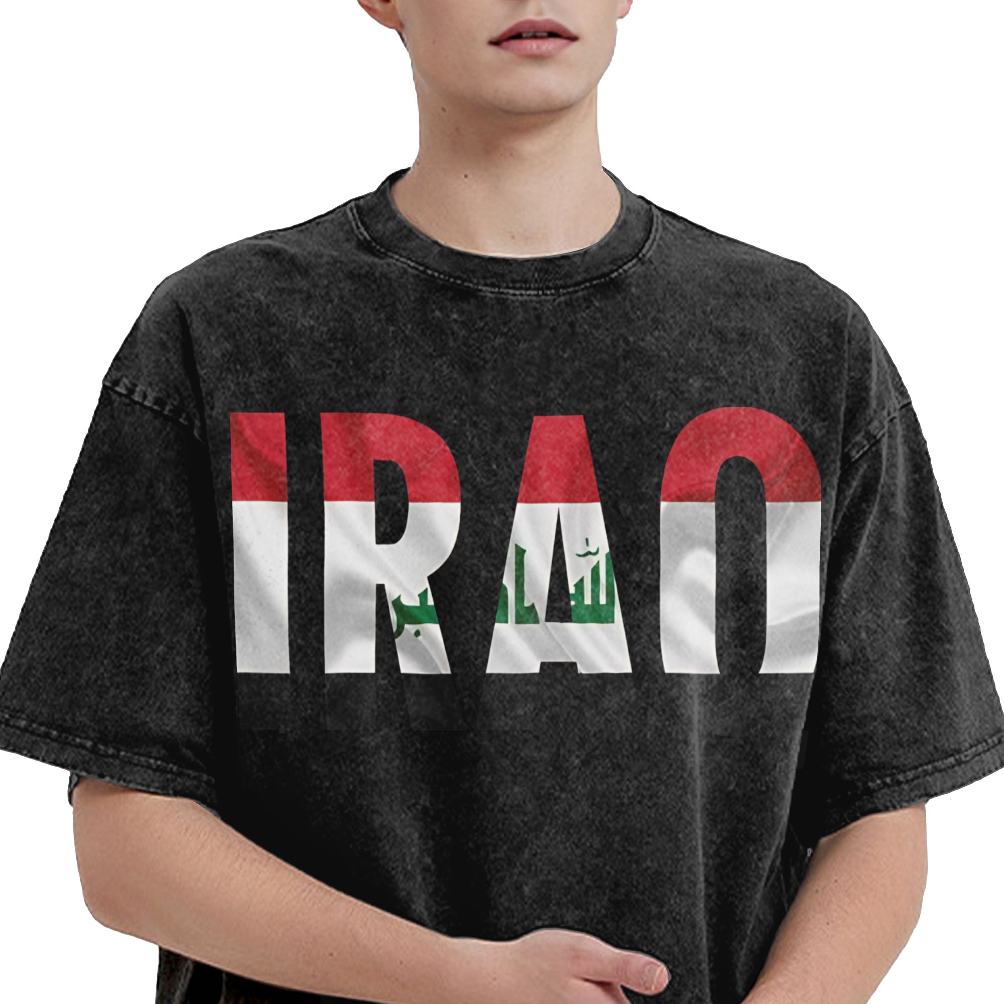 IRAK Vlag Naam Stijlvol T-shir - Summer Clothing Name recensie en prijs