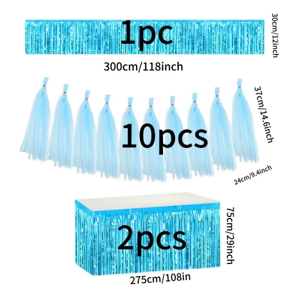 13-delige lichtblauwe folie fr - Summer Clothing Banner recensie en prijs