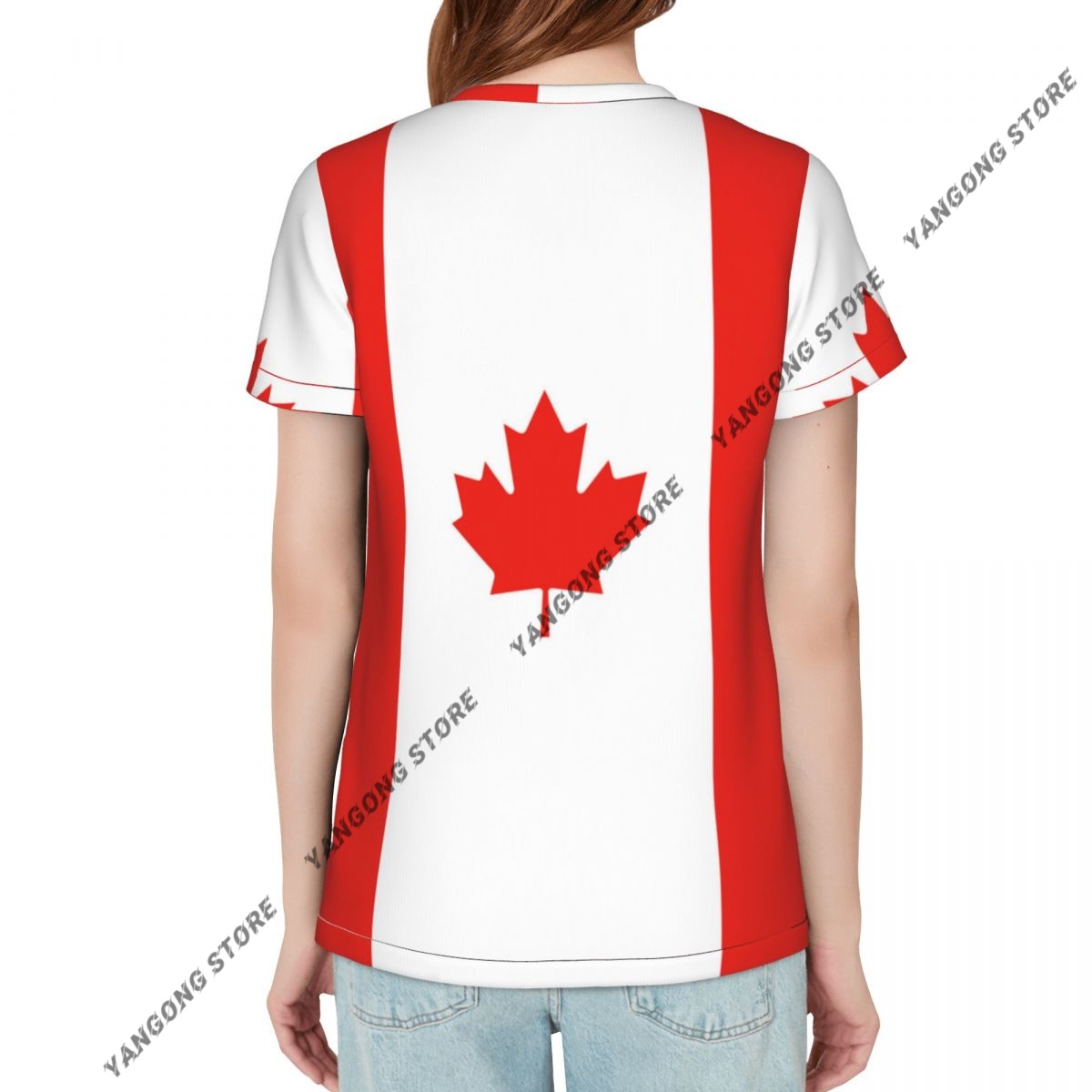 Dames T-shirt Canada Canadese  - Summer Clothing Women Canada recensie en prijs