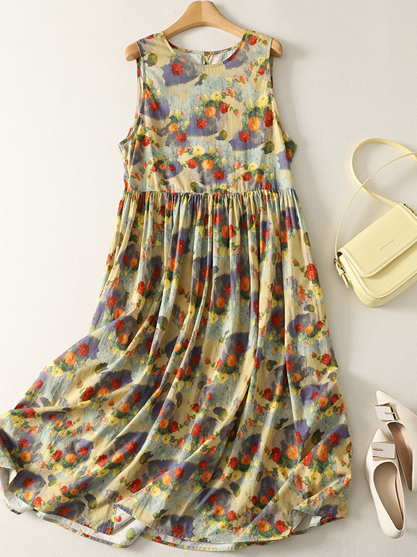 Zomer losse maxi-jurk met bloe - Summer Clothing Vibes recensie en prijs