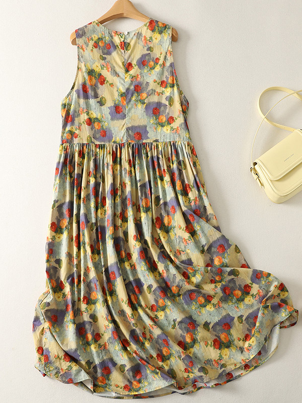Zomer losse maxi-jurk met bloe - Summer Clothing Vibes recensie en prijs