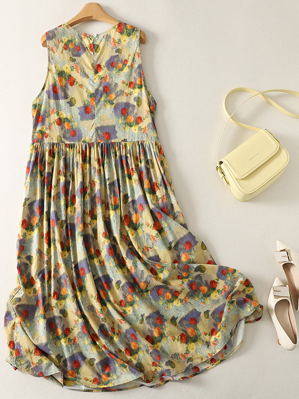 Zomer losse maxi-jurk met bloe - Summer Clothing Vibes recensie en prijs