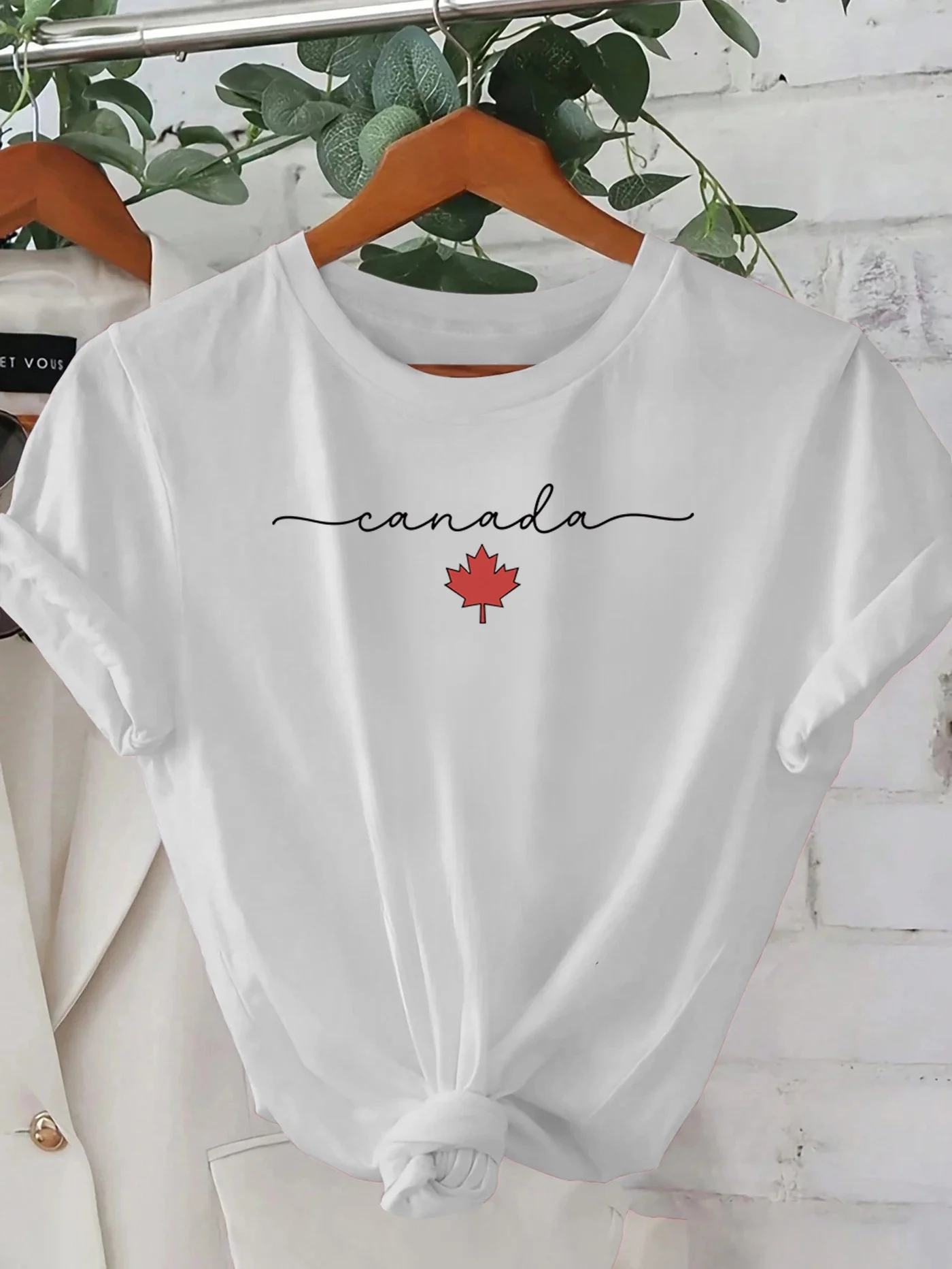 Canada Maple Leaf Gedrukt Dame - Summer Clothing Women Canada recensie en prijs