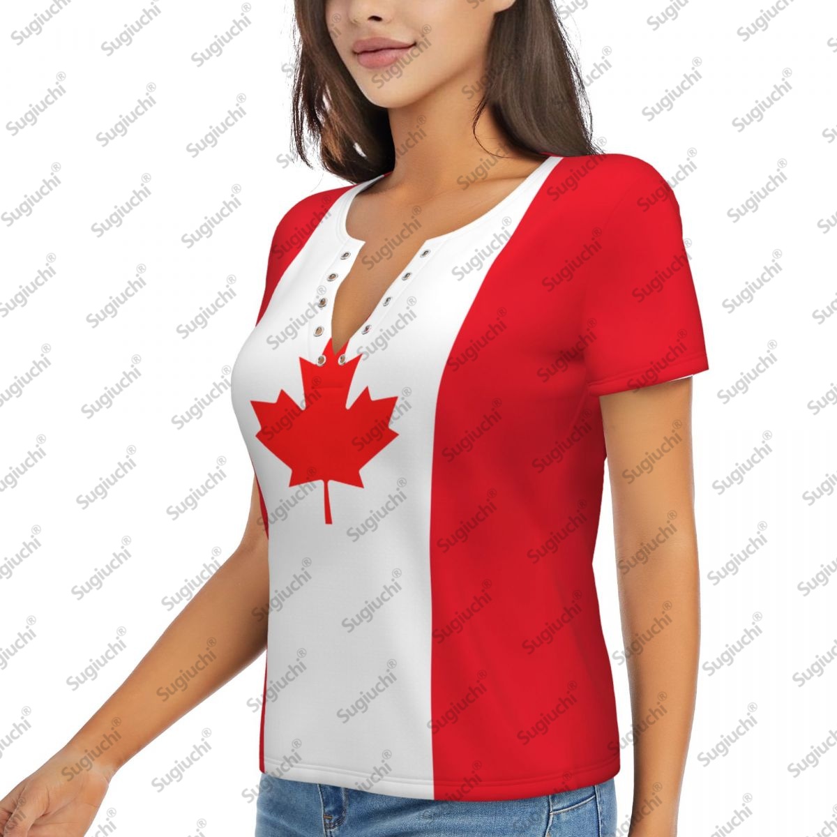 2025 Canada Vlag Sexy Diepe V- - Summer Clothing Women Canada recensie en prijs
