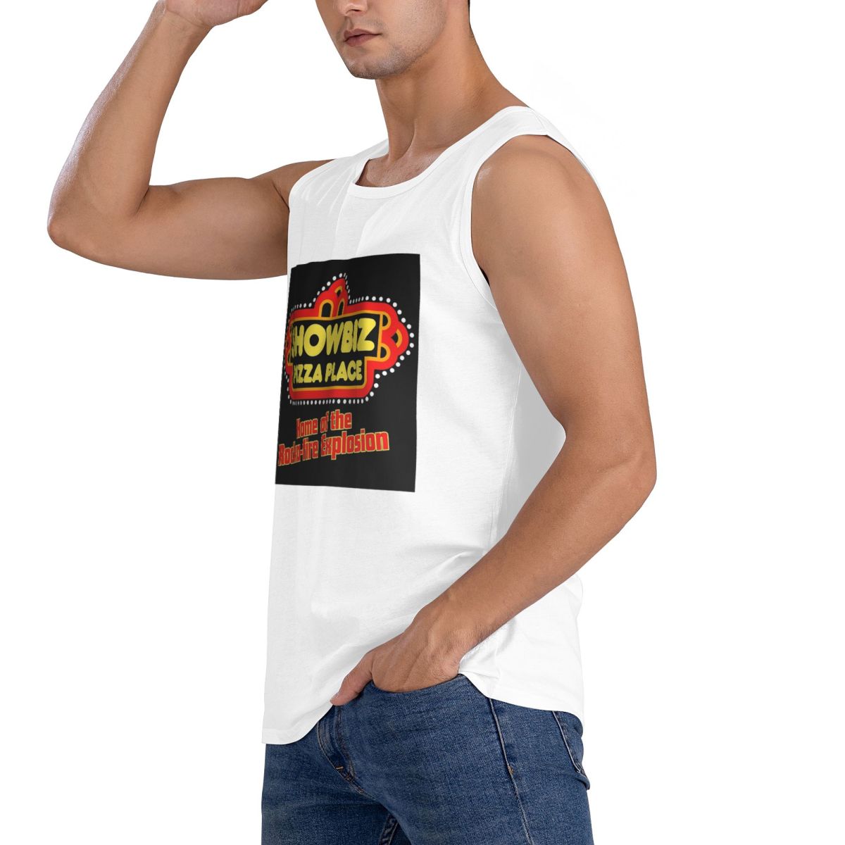 100% Katoen Showbiz Pizza Plac - Summer Clothing Places recensie en prijs