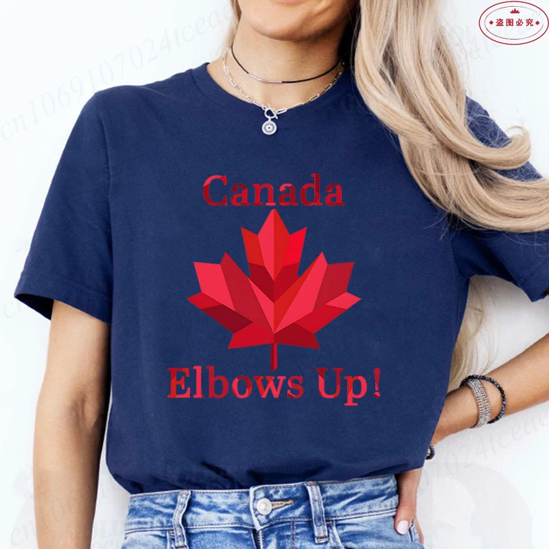 Elbows Up Canada Vrouwen T-shi - Summer Clothing Women Canada recensie en prijs