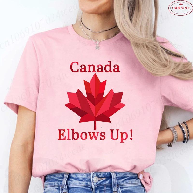 Elbows Up Canada Vrouwen T-shi - Summer Clothing Women Canada recensie en prijs
