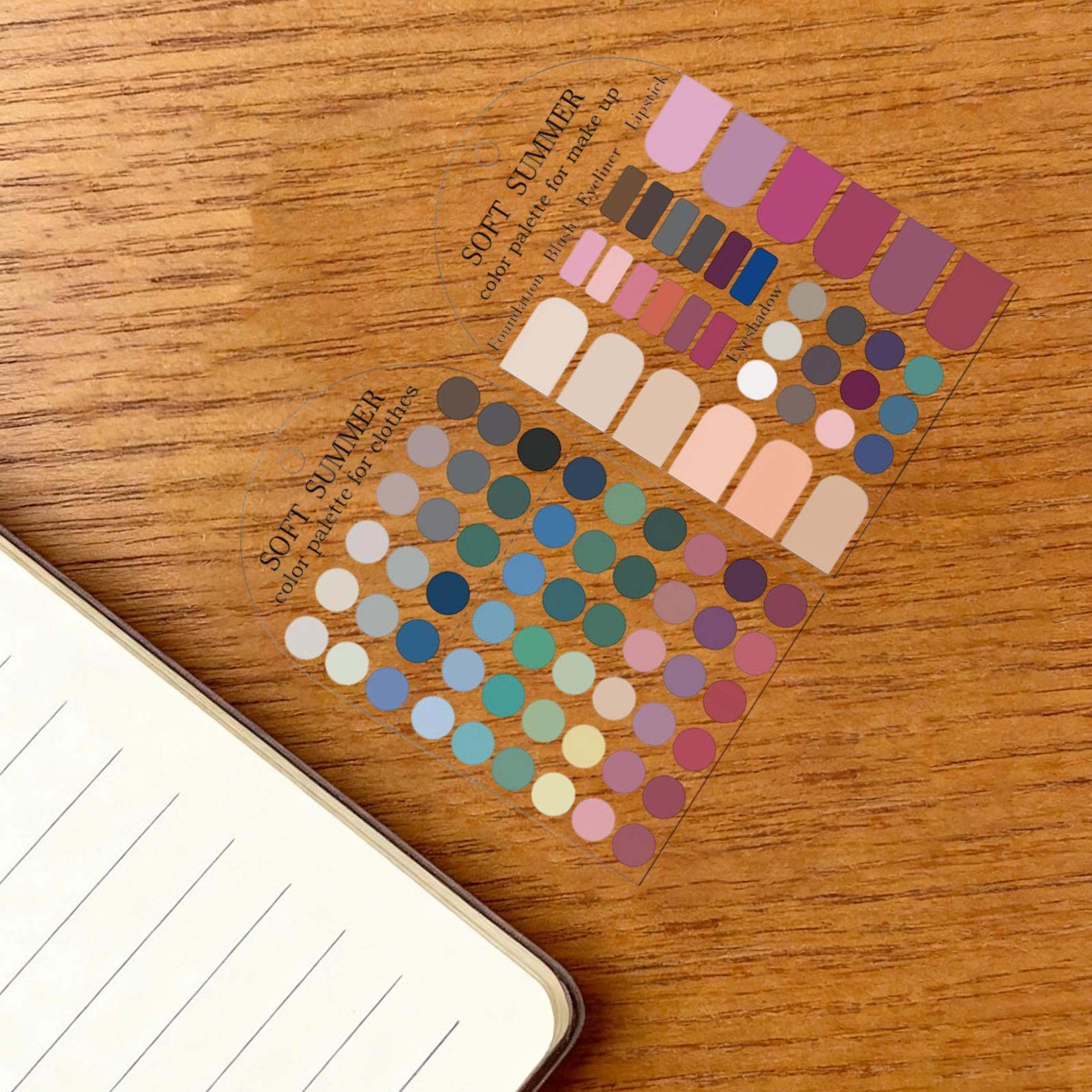 2 stuks acryl seizoenspalet za - Summer Clothing Palette recensie en prijs