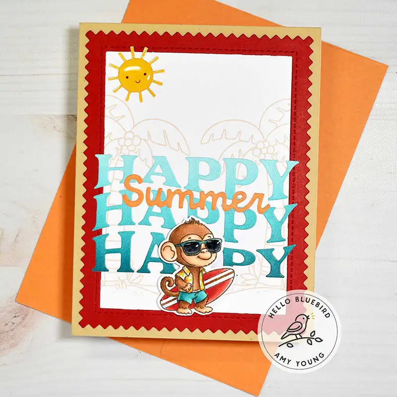 Strand Slimline Scene Happy Su - Summer Clothing Words recensie en prijs
