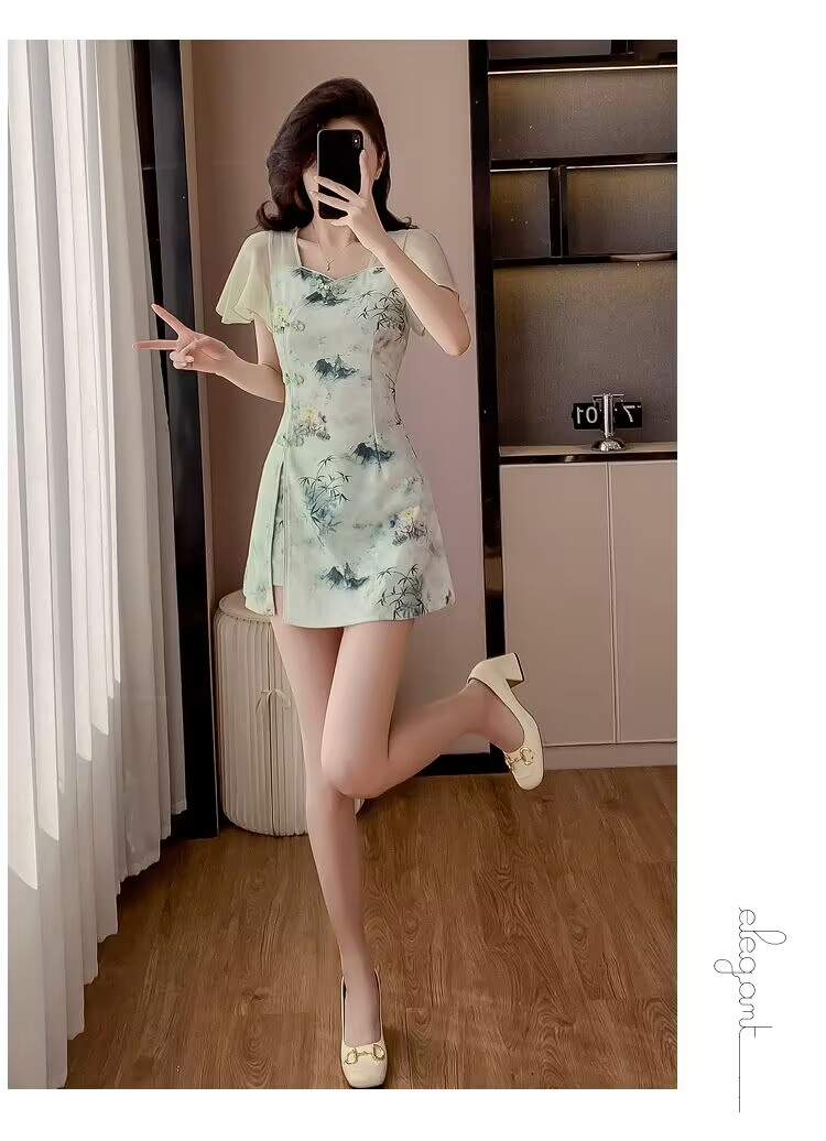 Zomer Chinese Stijl Zoete Cheo - Summer Clothing Women Sale recensie en prijs