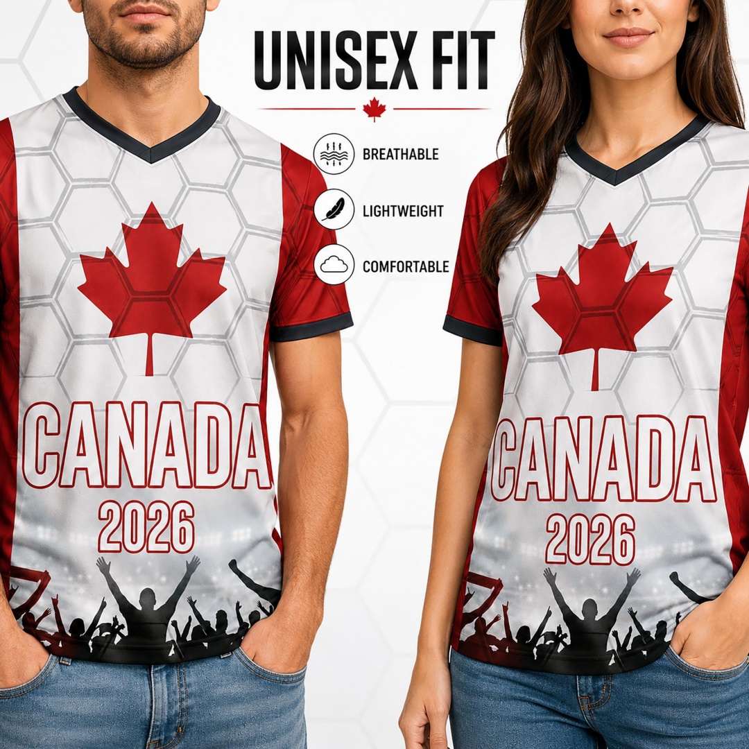 2026 Canada Voetbalshirt Unise - Summer Clothing Women Canada recensie en prijs
