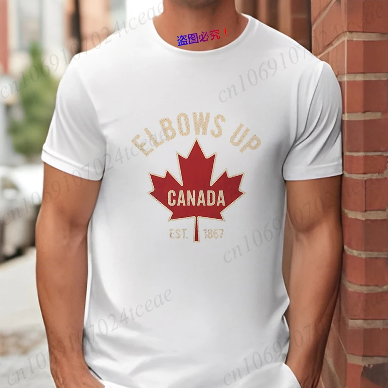 Elbows Up Canada T-shirt voor  - Summer Clothing Women Canada recensie en prijs