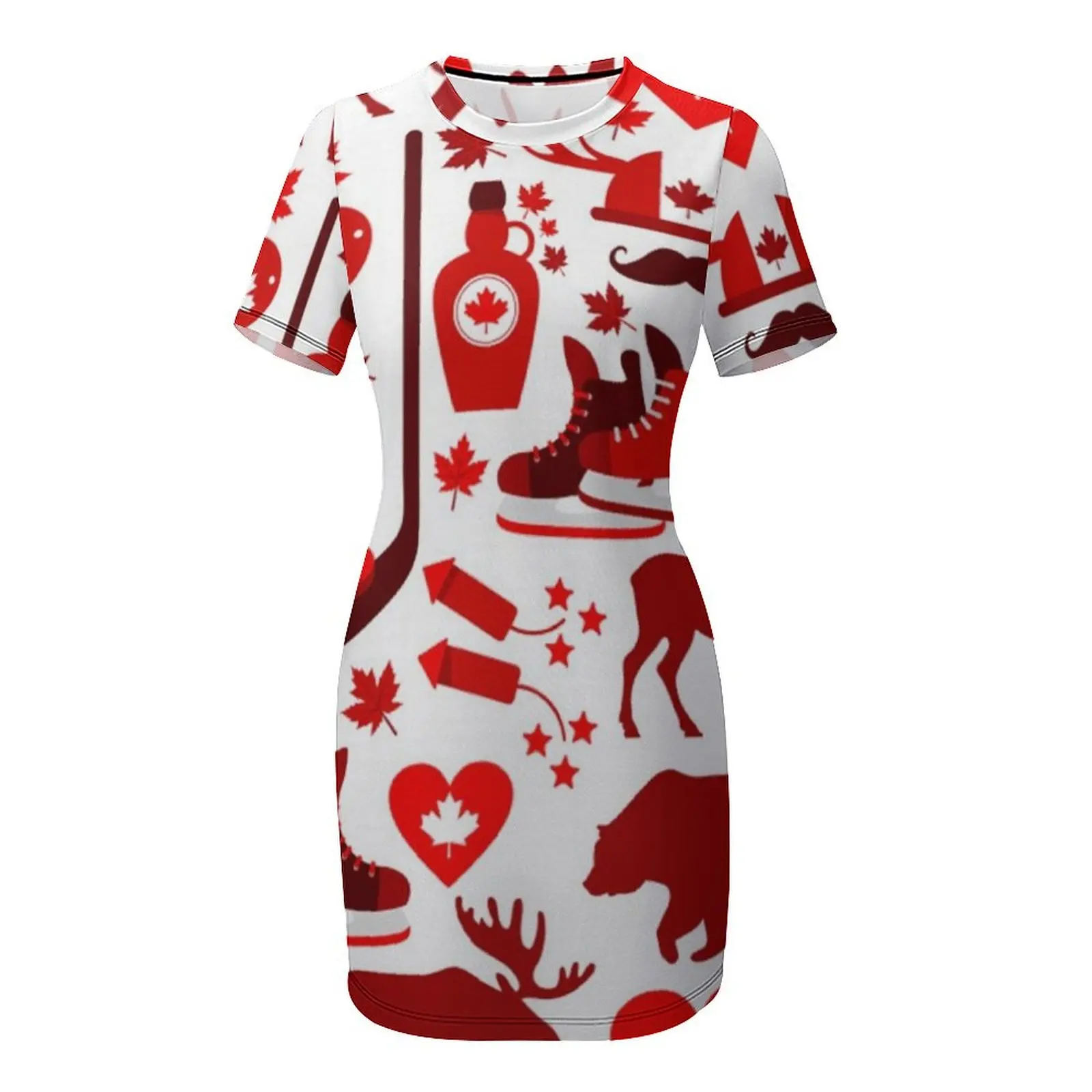 All Things Canada Patroonjurk  - Summer Clothing Women Canada recensie en prijs