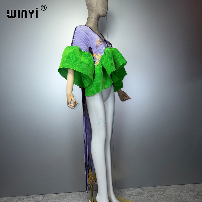 WINYI Dames geplooide maxi fee - Summer Clothing H&M recensie en prijs