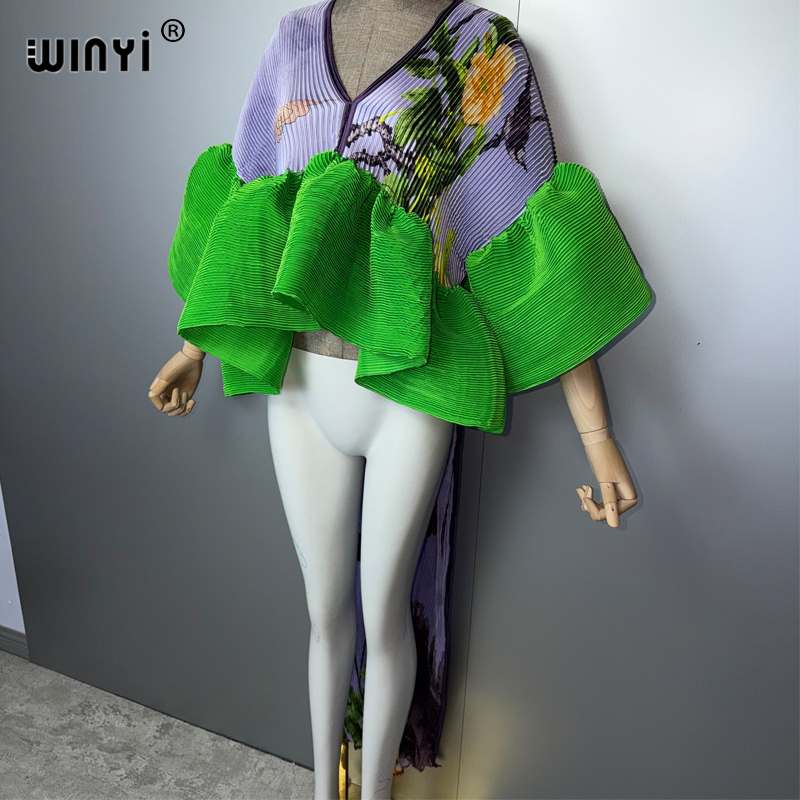 WINYI Dames geplooide maxi fee - Summer Clothing H&M recensie en prijs